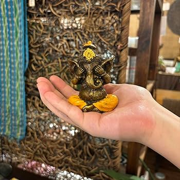 Amazon.co.jp: ガネーシャ 玄関 インテリア アジアン オブジェ レジン